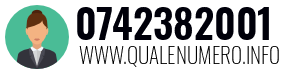 Numero di telefono 0742382001 0742382001