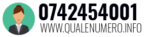 Numero di telefono 0742454001 0742454001
