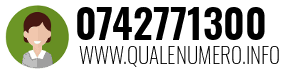 Numero di telefono 0742771300 0742771300