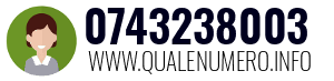 Numero di telefono 0743238003 0743238003