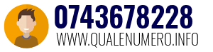 Numero di telefono 0743678228 0743678228