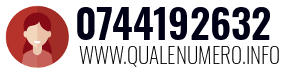 Numero di telefono 0744192632 0744192632
