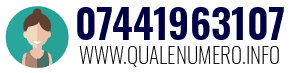 Numero di telefono 07441963107 07441963107