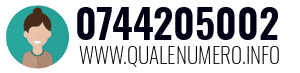 Numero di telefono 0744205002 0744205002