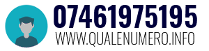 Numero di telefono 07461975195 07461975195