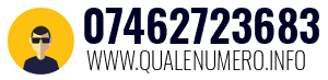 Numero di telefono 07462723683 07462723683