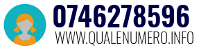 Numero di telefono 0746278596 0746278596