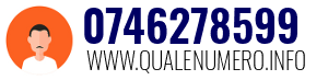 Numero di telefono 0746278599 0746278599