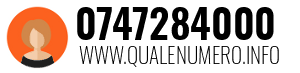 Numero di telefono 0747284000 0747284000