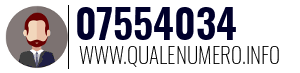 Numero di telefono 07554034 07554034