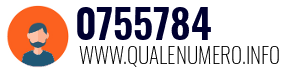 Numero di telefono 0755784 0755784