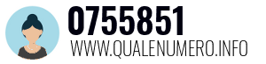Numero di telefono 0755851 0755851