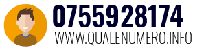 Numero di telefono 0755928174 0755928174