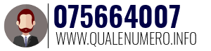 Numero di telefono 075664007 075664007