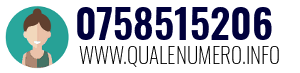 Numero di telefono 0758515206 0758515206