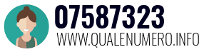 Numero di telefono 07587323 07587323