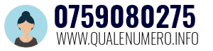 Numero di telefono 0759080275 0759080275