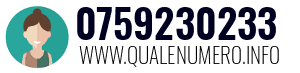 Numero di telefono 0759230233 0759230233