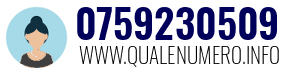 Numero di telefono 0759230509 0759230509