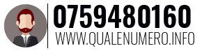 Numero di telefono 0759480160 0759480160