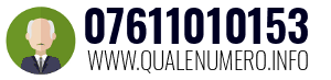 Numero di telefono 07611010153 07611010153