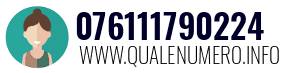 Numero di telefono 076111790224 076111790224