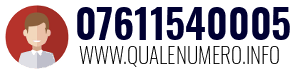 Numero di telefono 07611540005 07611540005