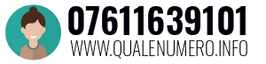 Numero di telefono 07611639101 07611639101