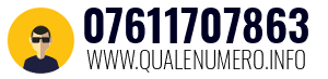 Numero di telefono 07611707863 07611707863