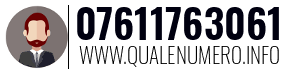 Numero di telefono 07611763061 07611763061