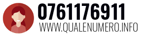 Numero di telefono 0761176911 0761176911