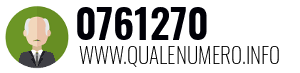 Numero di telefono 0761270 0761270