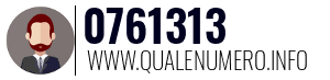 Numero di telefono 0761313 0761313