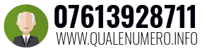 Numero di telefono 07613928711 07613928711