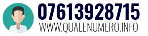 Numero di telefono 07613928715 07613928715