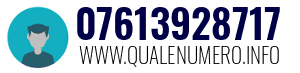 Numero di telefono 07613928717 07613928717