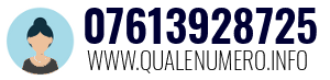 Numero di telefono 07613928725 07613928725