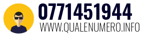 Numero di telefono 0771451944 0771451944