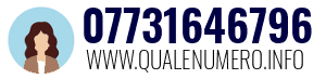 Numero di telefono 07731646796 07731646796