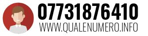 Numero di telefono 07731876410 07731876410