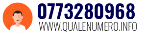 Numero di telefono 0773280968 0773280968