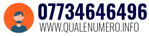 Numero di telefono 07734646496 07734646496