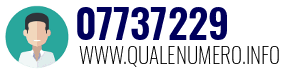 Numero di telefono 07737229 07737229