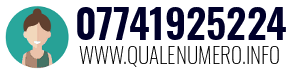 Numero di telefono 07741925224 07741925224