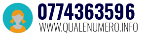 Numero di telefono 0774363596 0774363596