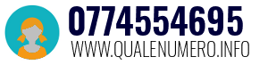 Numero di telefono 0774554695 0774554695