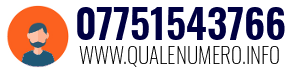 Numero di telefono 07751543766 07751543766