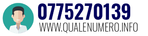 Numero di telefono 0775270139 0775270139