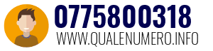Numero di telefono 0775800318 0775800318