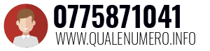 Numero di telefono 0775871041 0775871041
